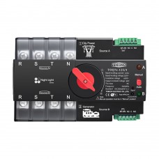 Автоматичний перемикач (АВР) під DIN-рейку з Wi-Fi TOQ7e-125/4P 125A 4 полюси