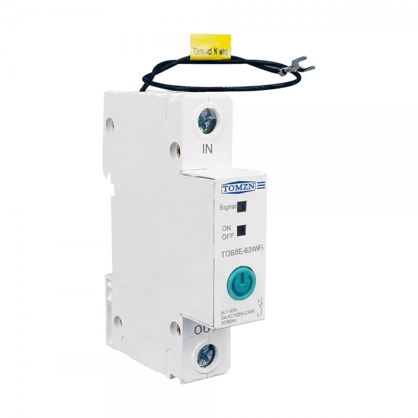 Розумний автоматичний вимикач з Wi-Fi (eWeLink) TOMZN TOB8E-63 63A