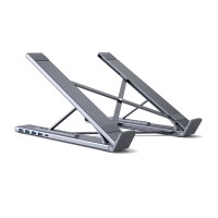 USB-C хаб-підставка 7-в-1 Choetech M57 HDMI 4K@30Hz, 2 USB 3.0, USB-C Data, USB-C PD 100W, SD-card, TF-card