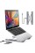 USB-C хаб-підставка 7-в-1 Choetech M57 HDMI 4K@30Hz, 2 USB 3.0, USB-C Data, USB-C PD 100W, SD-card, TF-card