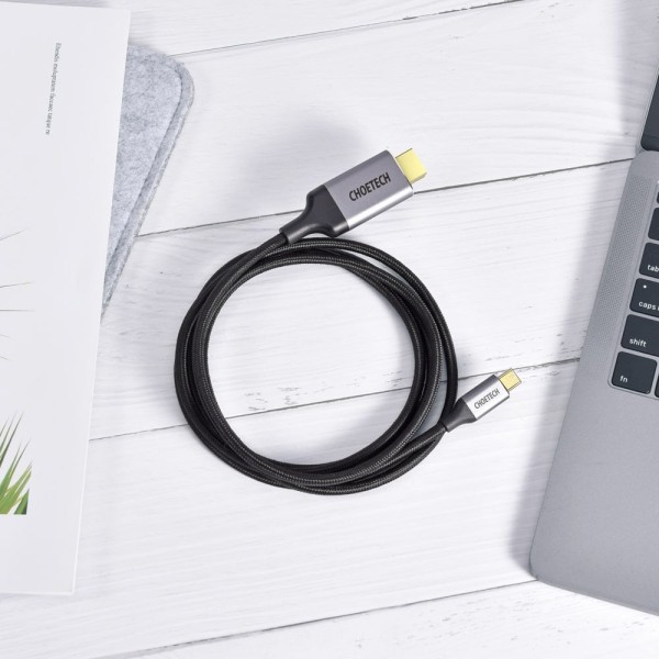Кабель Choetech CH0021 Black USB-C to HDMI 4K@60Hz 1.8m