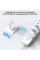 Мережевий зарядний пристрій Choetech PD3046 PD30W GAN USB-A+2xUSB-C White