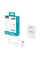 Мережевий зарядний пристрій Choetech PD9006 PD65W GAN USB-A+2xUSB-C White