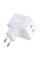 Мережевий зарядний пристрій Choetech Q5008 PD35W 2xUSB-C White