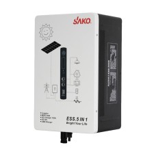 Портативна зарядна станція – система резервного живлення (інвертор та батарея) Sako Alpha-ESS-500W/1KWh настінна. Потужність 500 Вт, енергоємність 1004.8 Вт*год, LifePO4