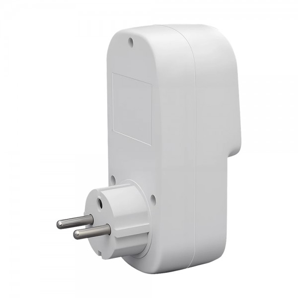 Розумна розетка з реле контролю напруги та струму з Wi-Fi (Tuya) TOMZN TOSVA-16LW EU 16A, моніторинг енергоспоживання, захист від витоку струму