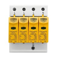 Обмежувач напруги TOMZN TOV1-20/4P 275V AC 10-20kA під DIN-рейку 4 полюси