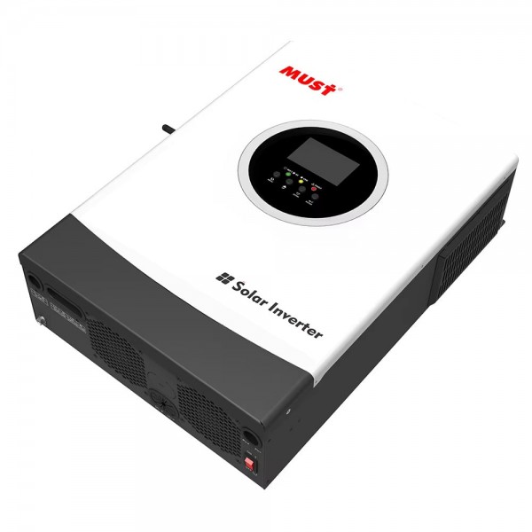 Автономний високочастотний інвертор для сонячних панелей 4kW Must PV18-4024 PREM DC24V, MPPT (100А, 60-360 VDC) off-grid