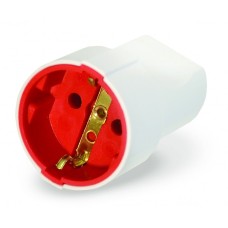 Розетка з заземленням AY-KA 16А, біла (77 117 00)