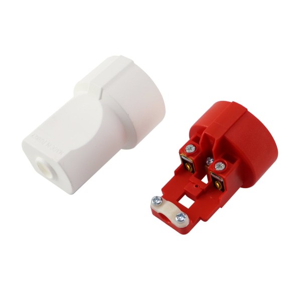 Розетка з заземленням AY-KA 16А, біла (77 117 00)