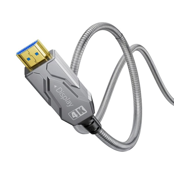 Кабель оптичний армований HDMI 2.0 60m Dtech DT-HF2060K