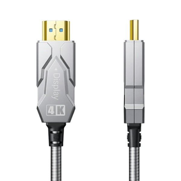 Кабель оптичний армований HDMI 2.0 100m Dtech DT-HF2100K