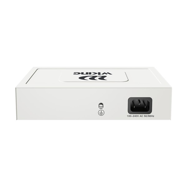 PoE-комутатор 10-портовий некерований Wiking WK-PS210 V2, 8x100Mbps PoE, 2x100Mbps Uplink, 76W