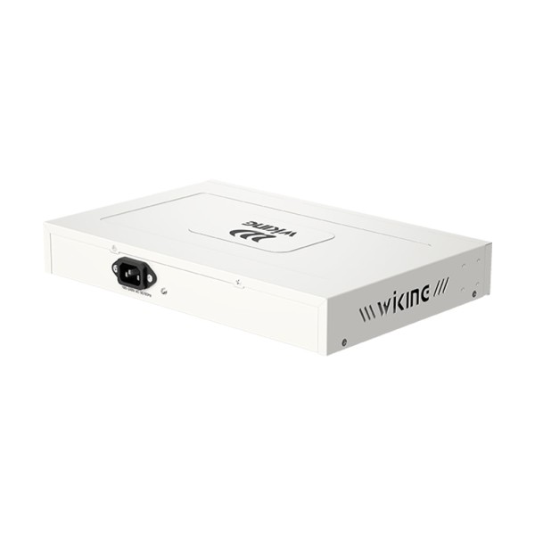 PoE-комутатор 27-портовий некерований Wiking WK-PS227GF, 24x100Mbps PoE, 2x1000Mbps Uplink, 1x1000Mbps SFP, 270W
