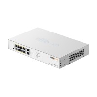PoE-комутатор 10-портовий керований Wi-Tek WI-PCES310G гігабітний 8x1000Mbps PoE+, 2x1000Mbps Uplink, 110W, Cloud, ONVIF