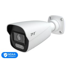 IP-відеокамера 4Mp TVT TD-9442C4-A(PE/AW3) White Full Color 2.8mm з мікрофоном
