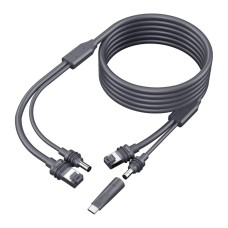 Кабель живлення та передачі даних 2 в 1 DC+Ethernet для Starlink Mini з перехідником Type-C 23м
