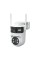 IP PTZ-відеокамера з WiFi 4Mp+4Mp Light Vision VLC-9304WI/2C (Tuya) 4mm, ІЧ+LED-підсвічування, з мікрофоном