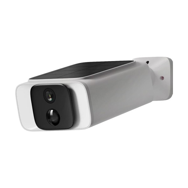 Автономна WiFi 2.4/5GHz IP-відеокамера з сонячною панеллю 5Mp Light Vision VLC-05IB-Solar (Tuya) White, 2.8mm, на акумуляторних батареях 6000mAh
