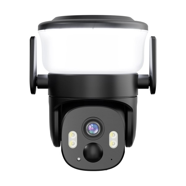 IP PTZ-відеокамера автономна з WiFi, прожектором та сонячною панеллю 3Mp Light Vision VLC-6103WLS Black (Lamp+Solar) (CareCam Pro) 3.6mm, на акумуляторних батареях