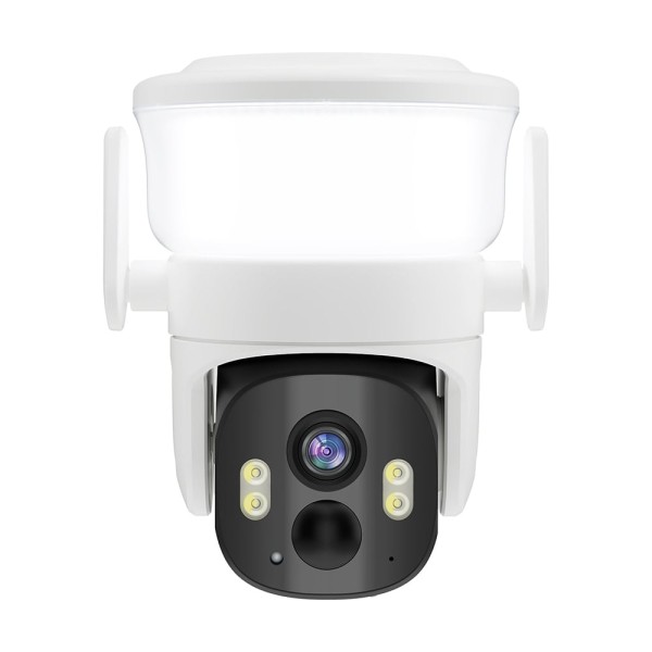IP PTZ-відеокамера автономна з WiFi, прожектором та сонячною панеллю 3Mp Light Vision VLC-6103WLS White (Lamp+Solar) (CareCam Pro) 3.6mm, на акумуляторних батареях