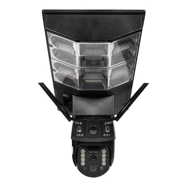 IP PTZ-відеокамера автономна з WiFi, прожектором та сонячною панеллю 3Mp+3Mp+3Mp Light Vision VLC-1030WIA10ZL/2C (Lamp+Solar) 4mm, на акумуляторних батареях