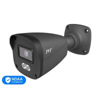IP-відеокамера 2Mp TVT TD-9421S4L-C(D/PE/AW1) Black 2.8mm, ІЧ+LED-підсвічування, з мікрофоном