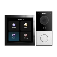 Комплект керування розумним будинком: центральна панель керування Akubela HyPanel PS51-R2-EU та IP-відеопанель з Wi-Fi 2Mp Akuvox E12W SIP