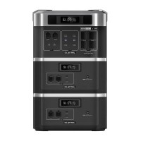 Комплект резервного живлення Oukitel на 6144 Вт·год: зарядна станція BP2000E PRO (2048 Вт·год / 3600 Вт) та 2 додаткові батареї B2000 (2048 Вт·год)