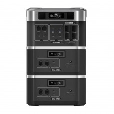 Комплект резервного живлення Oukitel на 6144 Вт·год: зарядна станція BP2000E PRO (2048 Вт·год / 3600 Вт) та 2 додаткові батареї B2000 (2048 Вт·год)